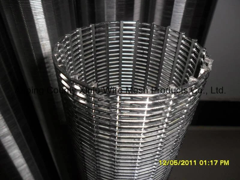 Sand Control V Shaped Wedged Wire Water Well Screen