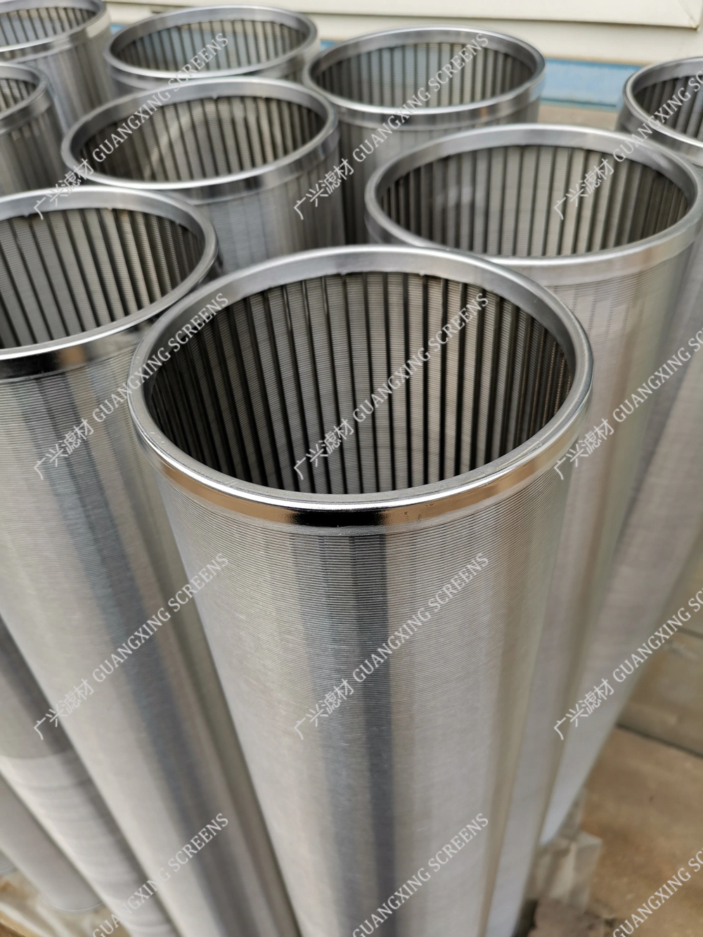 Wire Wrapped Stainless Steel Screen and Carbon Steel Screen