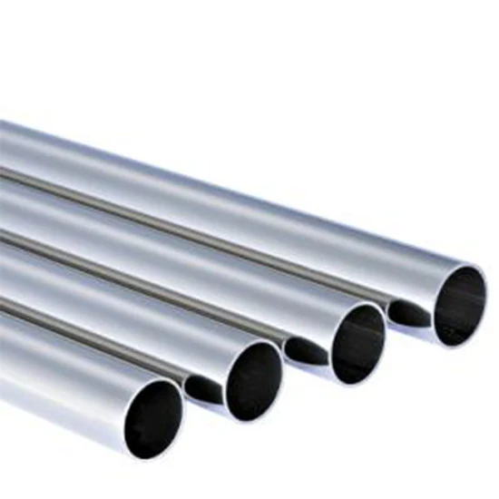 高品質 201 304 ステンレス鋼丸型工業用溝付きパイプ、明るいシームレス溶接ステンレス鋼パイプ。短納期